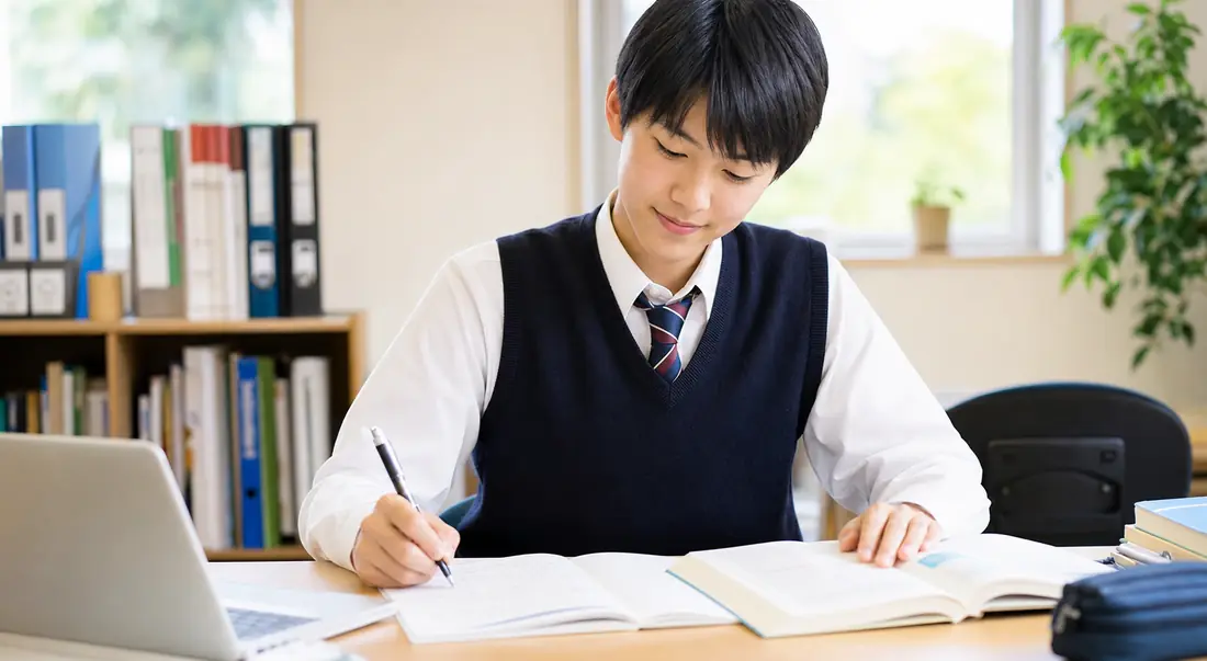 自分で学習を進める力を身につける生徒